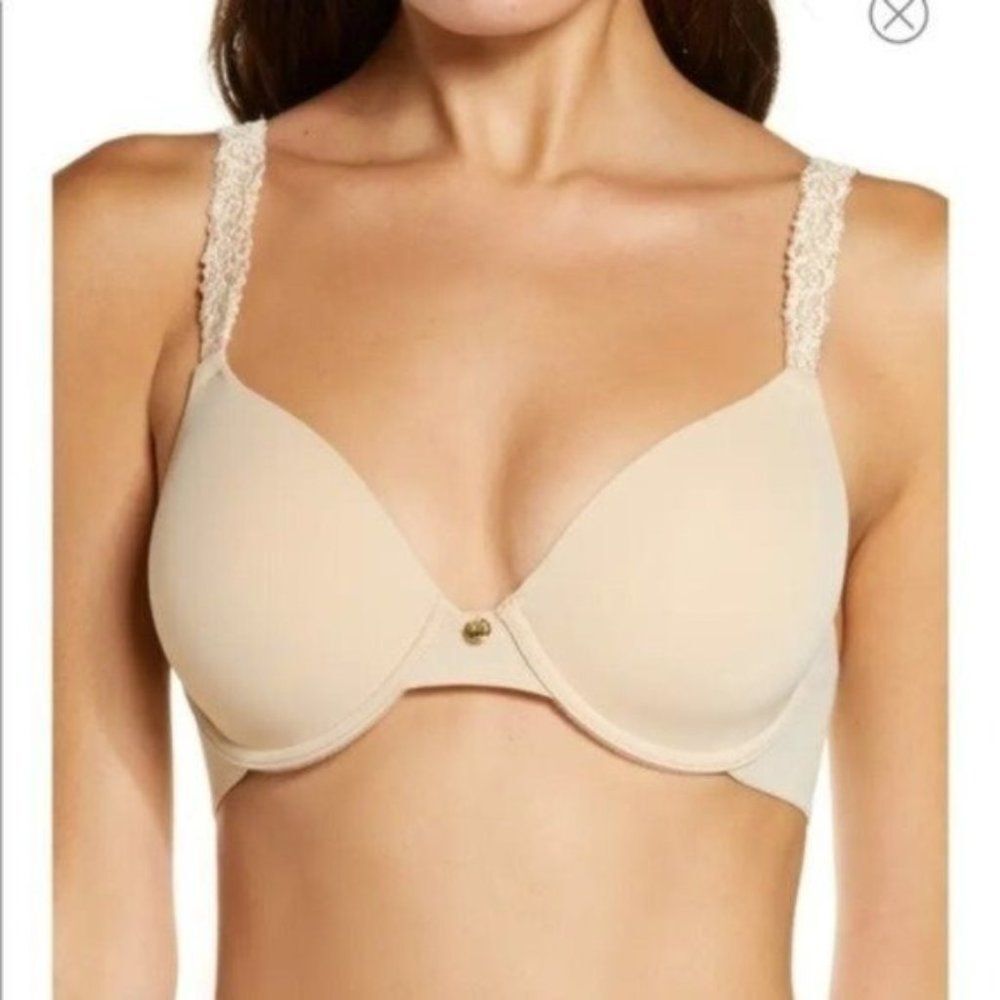 Natori Dream Coverage Bra Tan New With Tags